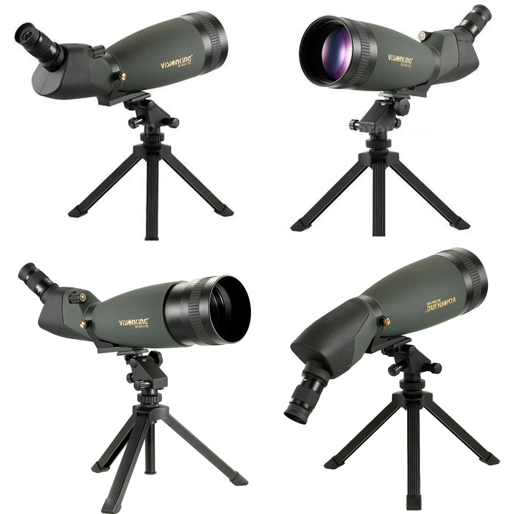 Visionking 30-90x100 водонепроницаемый Зрительная труба заполненный азотом BAK4 большой обзор наблюдение за птицами Гольф Охота Монокуляр Телескоп