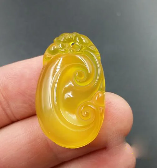 Fine Jewelry Fashion Carnelian Carved 5 color ruyi Necklace Lucky Blessing Pendant Lovers Gifts | Украшения и аксессуары