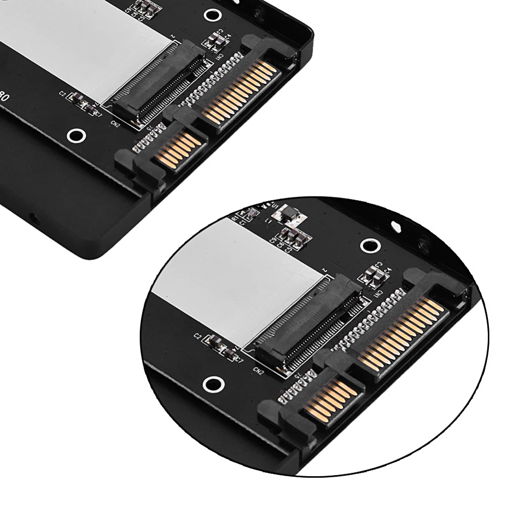 M.2 NGFF конвертер SATAIII адаптер 2 5 &quotАлюминиевый сплав в SATA SSD корпус для 2242/2260 мм