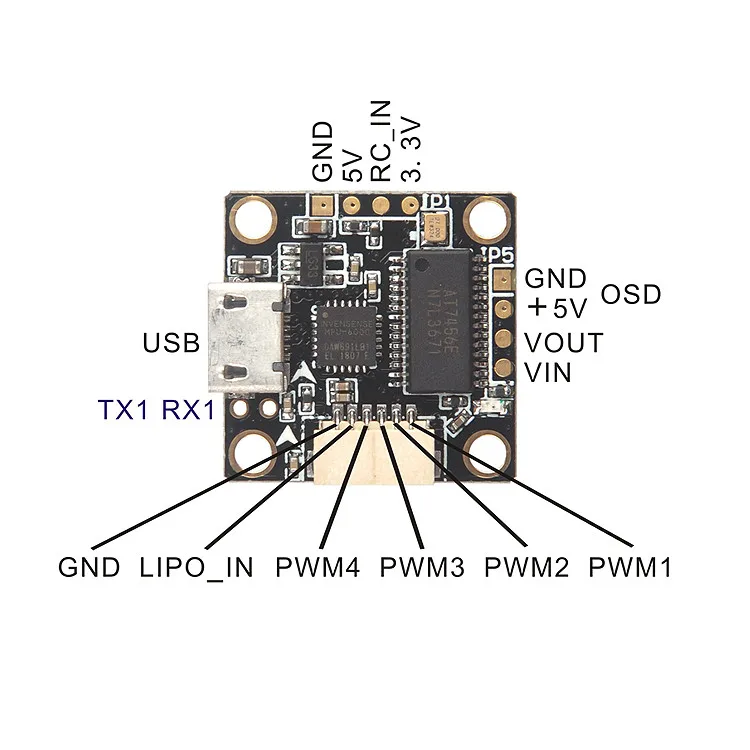 Контроллер полета TeenyF3 Omni F3 Pro STM32F303CCT6 встроенный модуль Betaflight OSD Buck Boost блок