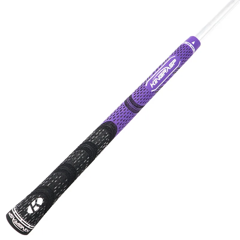 purple-midsize Kingrasp golf Grip 9 шт./лот, клюшки для клюшек, Резиновые клюшки для гольфа, спортивные аксессуары, девять цветов на выбор. Подходит для мужчин и женщин - Цвет: purple-midsize