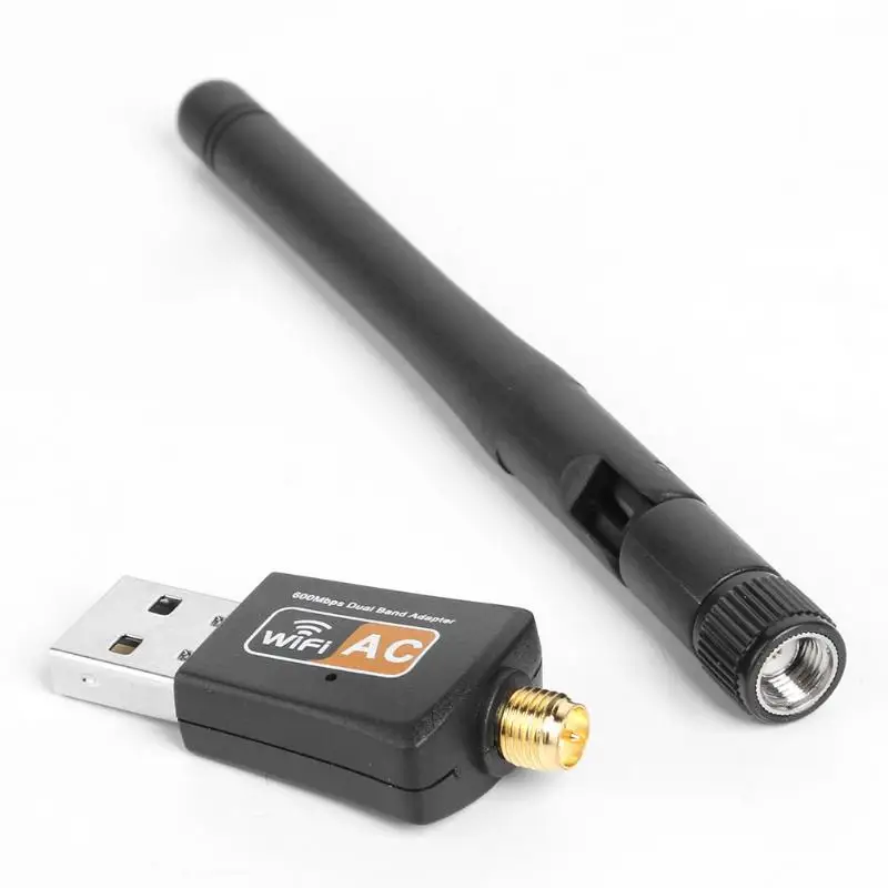 Беспроводной USB WiFi сетевой адаптер двухдиапазонный USB Wifi Ethernet адаптер 600 Мбит/с 2,4/5 ГГц MT7601 сетевая карта Ключ Приемник