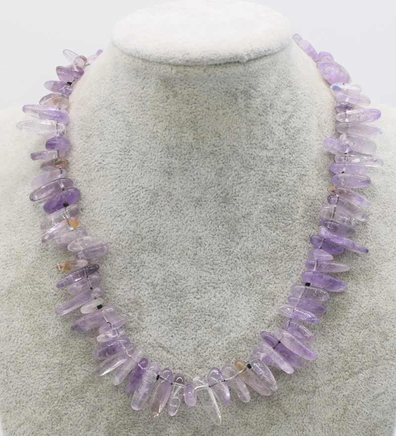 

wholesale ametrine branch 15-20mm necklace 17inch FPPJ nature beads unique shape quartz gemstone for woman gift