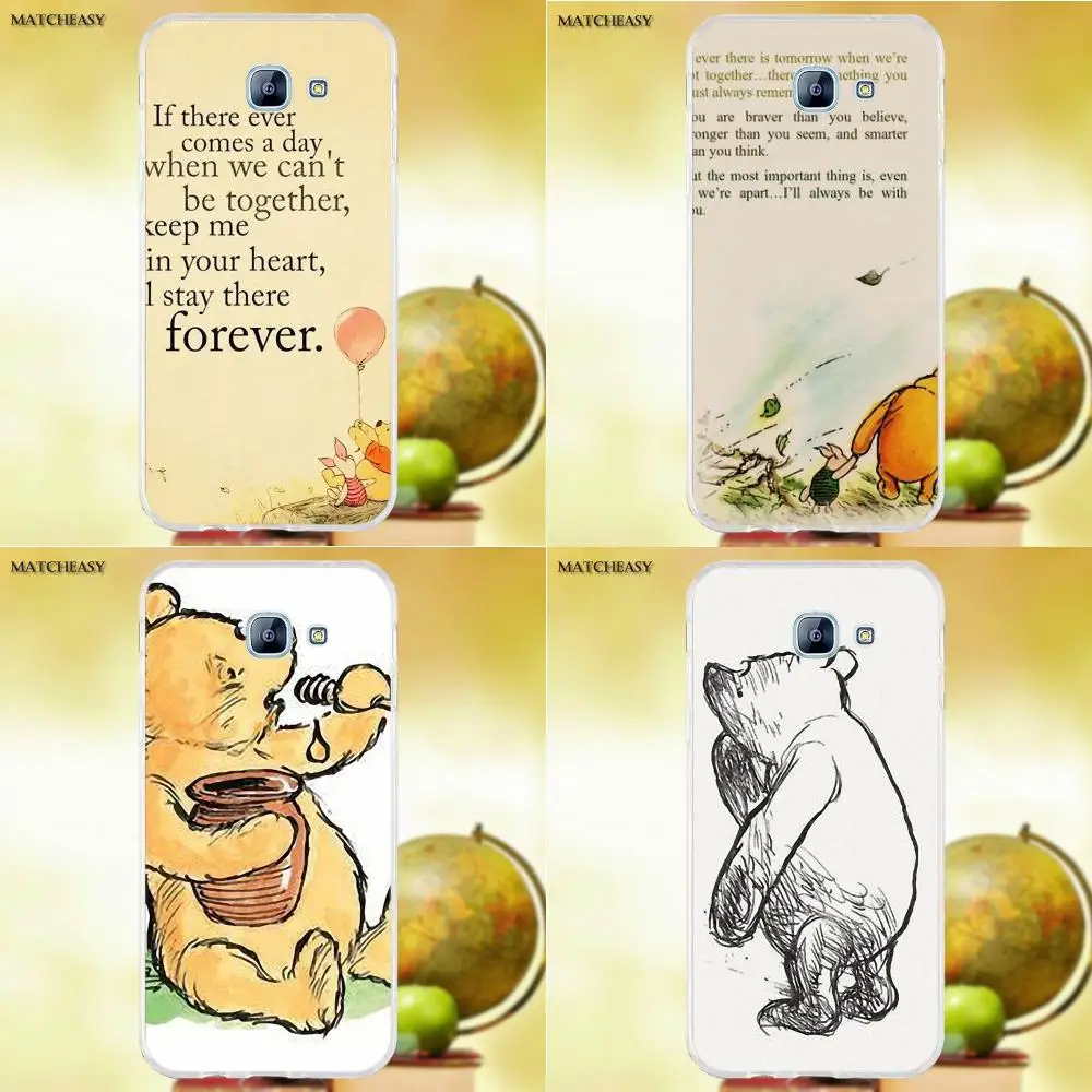 Oedmeb Poohs Венеция Медведь я люблю быть с вами для Samsung Galaxy A3 A5 A7 J1 J2 J3 J5 J7 2015 2016 2017