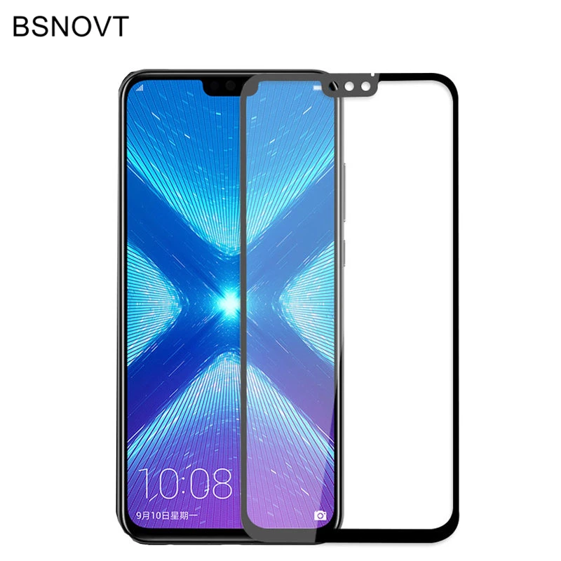 2 шт. стекло для Huawei Honor 8X Защита экрана телефона полное покрытие закаленное 8x