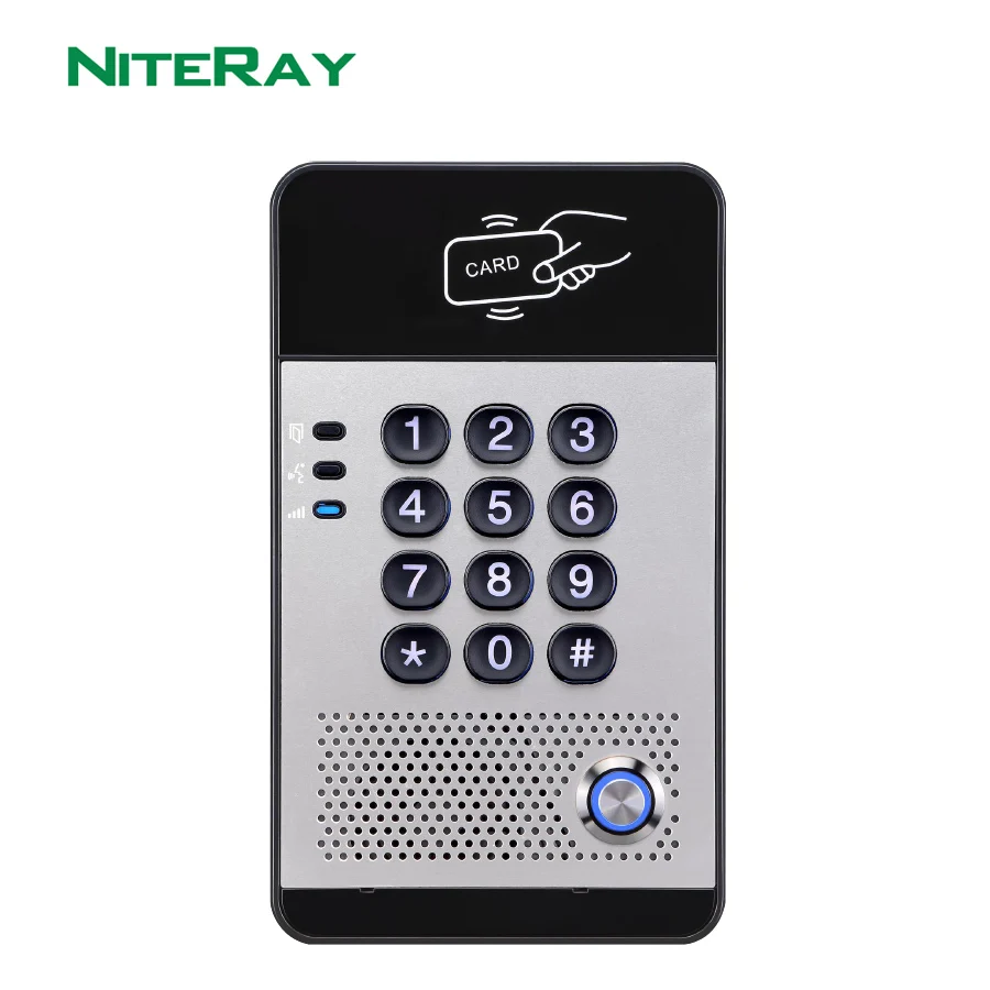 Дверной домофон NiteRay Q506 SIP с управлением доступом водонепроницаемый IP65