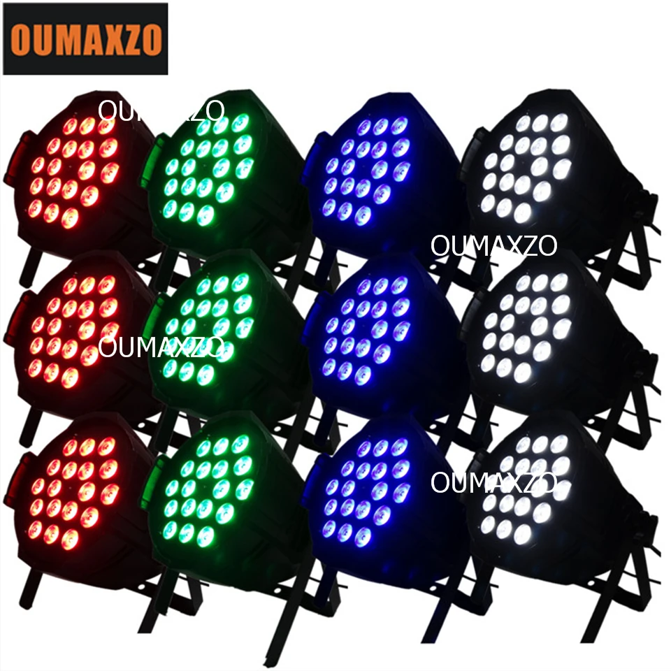 

12 шт./Лот 18 шт. * 12 Вт RGBW 4 в 1 Светодиодный светильник Par light LED par light RGBW led par light