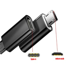 Type C женский микро USB Мужской Android телефон USB кабель адаптер зарядное устройство Sycn Otg конвертер для samsung Xiaomi 9 Mi6 Mi5