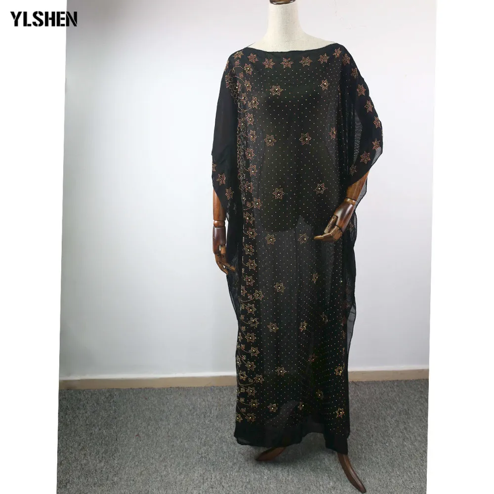 Style 6 Новые африканские платья для женщин Дашики алмаз африканская одежда дамы Африканский халат бубубу Базен Длинные свободные Африка Макси платье - Цвет: Style 6