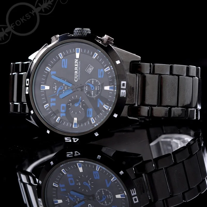 Newest Luxury Brand Curren Casual Men Watches Fashion Sports Quartz Clock Military Women Wristwatches 0211 | Наручные часы