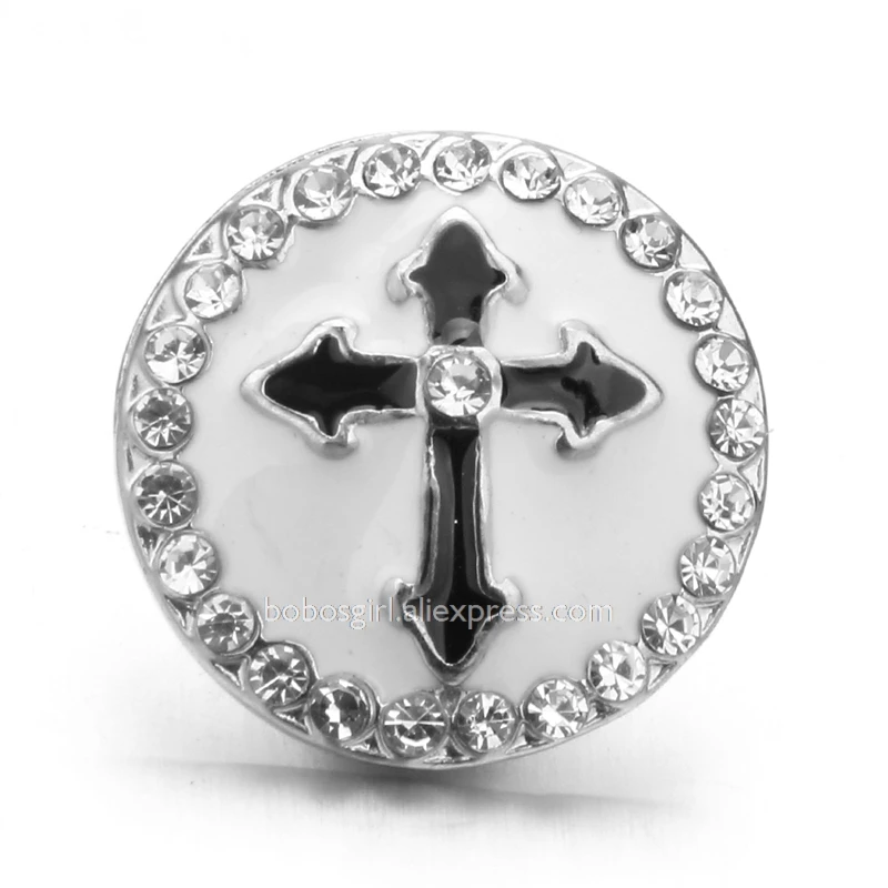 Metal Snap button XH9355 любовь крест США Лента семья Волейбол Баскетбол 18 мм металлическая кнопка ювелирные изделия DIY браслет - Окраска металла: Metal Snap button