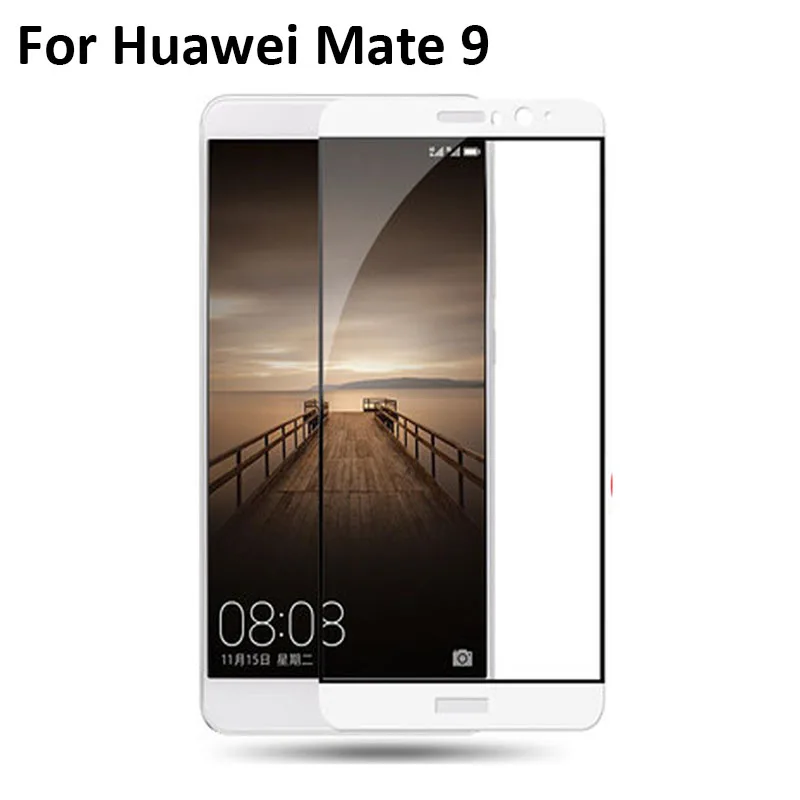 Полное покрытие закаленное стекло для Huawei Mate9 Защитная пленка экрана Mate 9 MHA-AL00 |