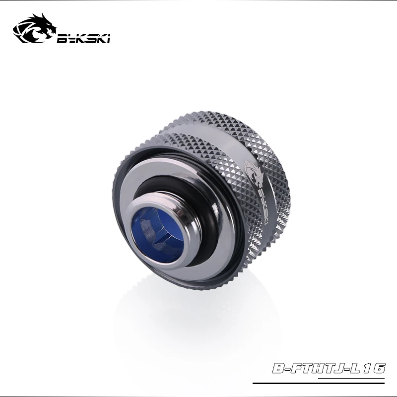 BYKSKI фитинг для жесткой трубки OD16mm более зашитный кожук Резиновые Сжатие для рук Медь фитинг G1/4' использовать для PMMA/PETG полосы по заданой ширине и длине трубки