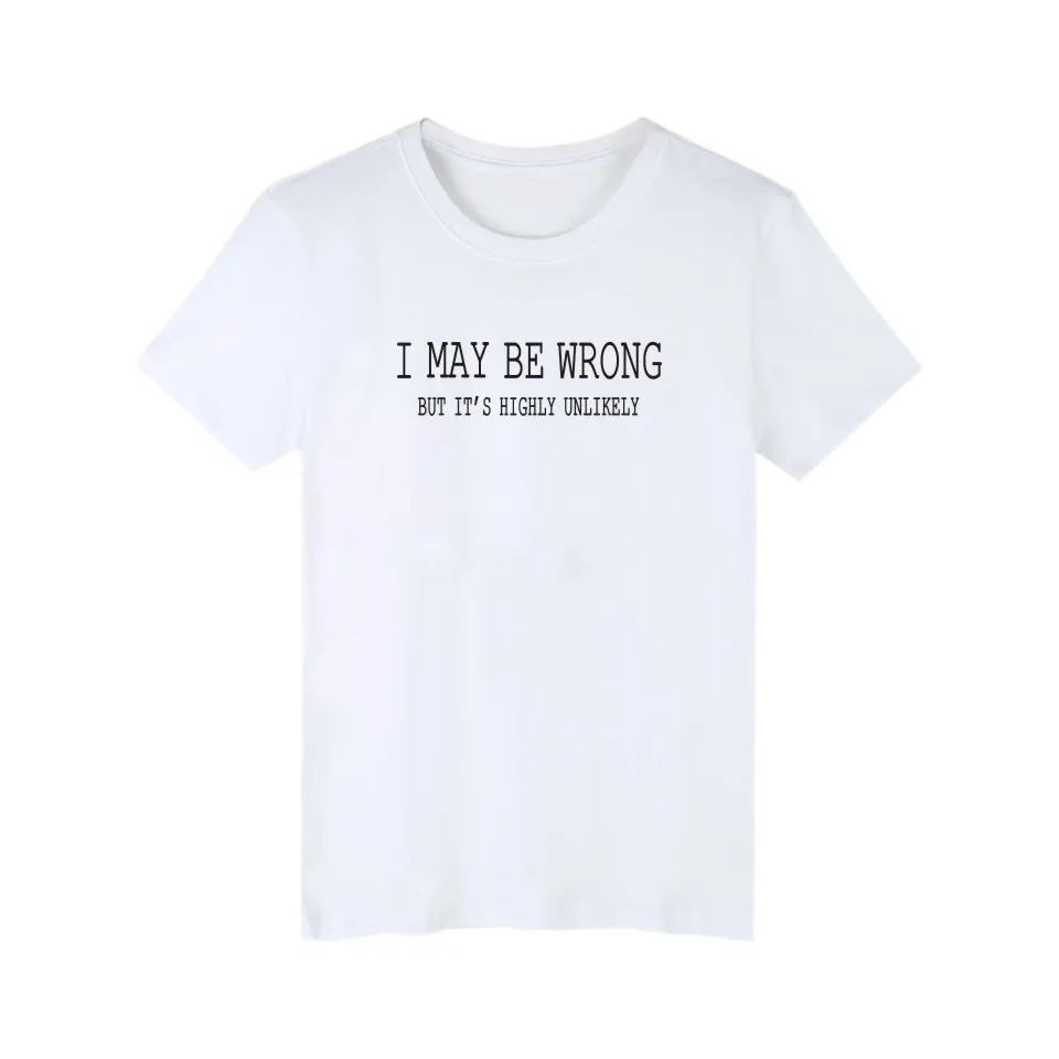 Хлопковая футболка с коротким рукавом I Can BE WRONG 2016 мужские модные брендовые