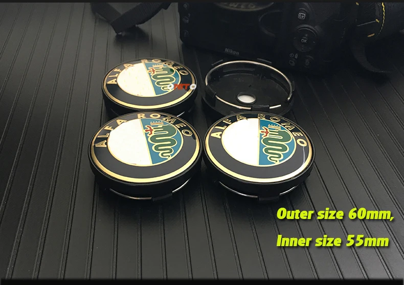 Good Quality 4pcs/20pcs/100pcs Car Styling Wheel Center Cap Rim Covers 60mm 2.36inch 6cm For Mito 147 156 159 166 GT | Автомобили и