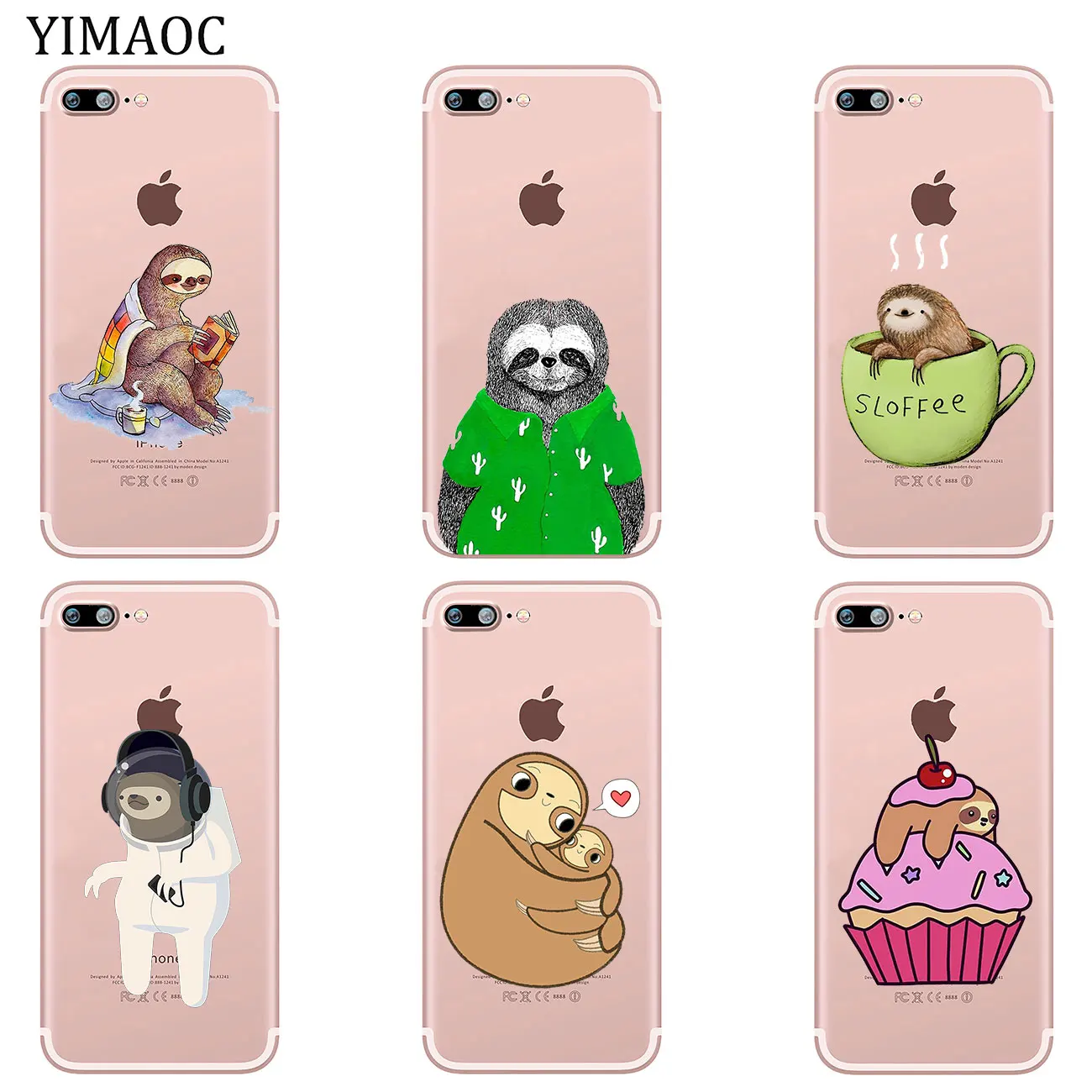 Мягкий силиконовый чехол YIMAOC для iPhone XR X XS 11 Pro Max 5 5S SE 6 6S 7 8 Plus 10 TPU|Бамперы| |