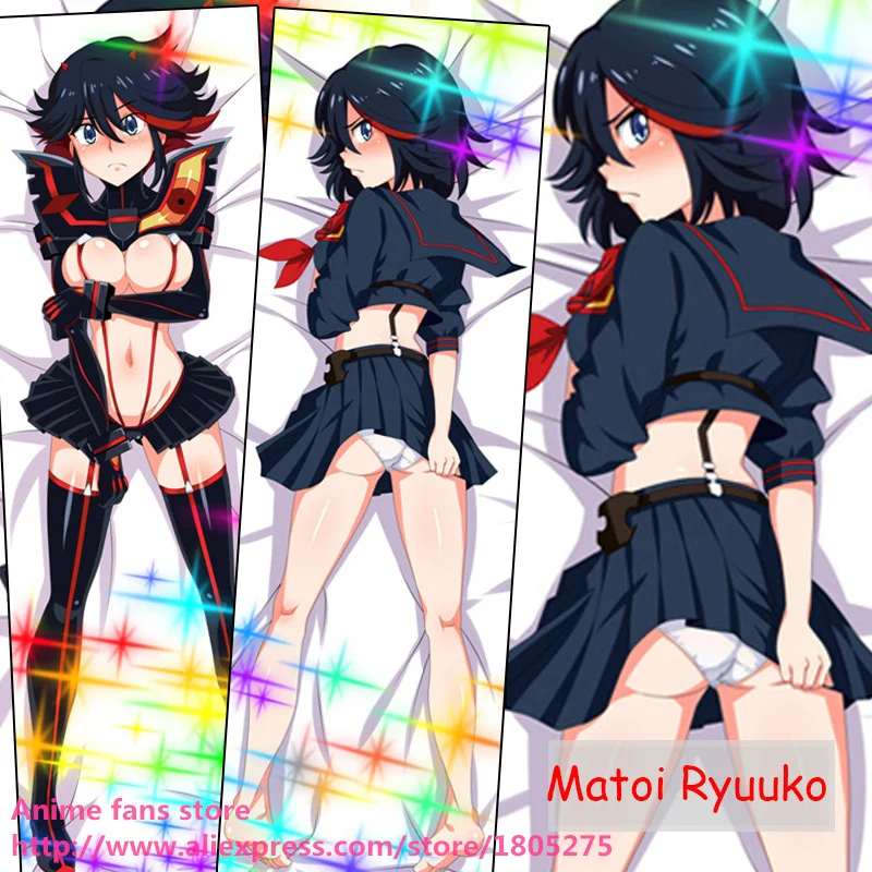 

Sexy Japanese Anime KILL LA KILL Matoi Ryuuko Kawaii Pillowcase decorative Pillow Case Cover Hugging Body Bedding