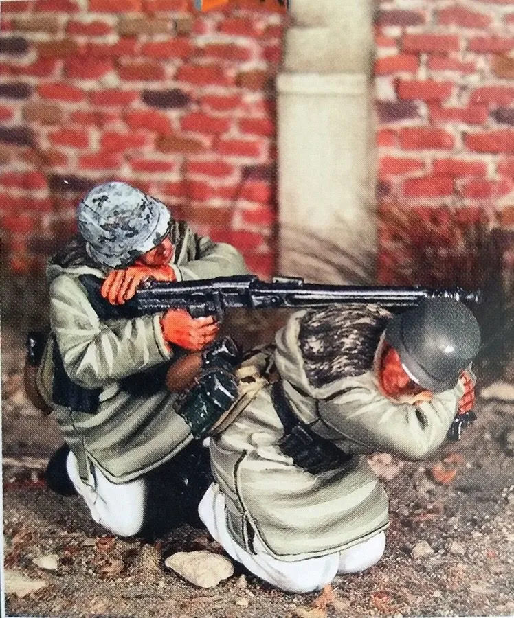 1/35 модельная фигурка из смолы разобранный Неокрашенный набор 237 | Игрушки и хобби