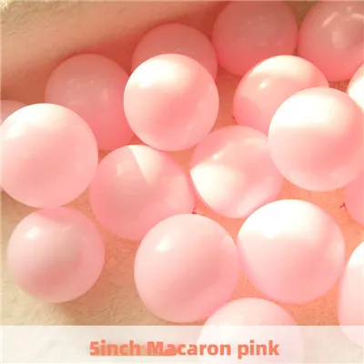 5inch 100pcs D 100 шт., воздушные шары в виде макарон, пастельные вечерние шары из латекса, гирлянда, яркие, для дня рождения, свадьбы, вечеринки, украшения, воздушные шары, Арка JL0137 - Цвет: 5inch 100pcs D