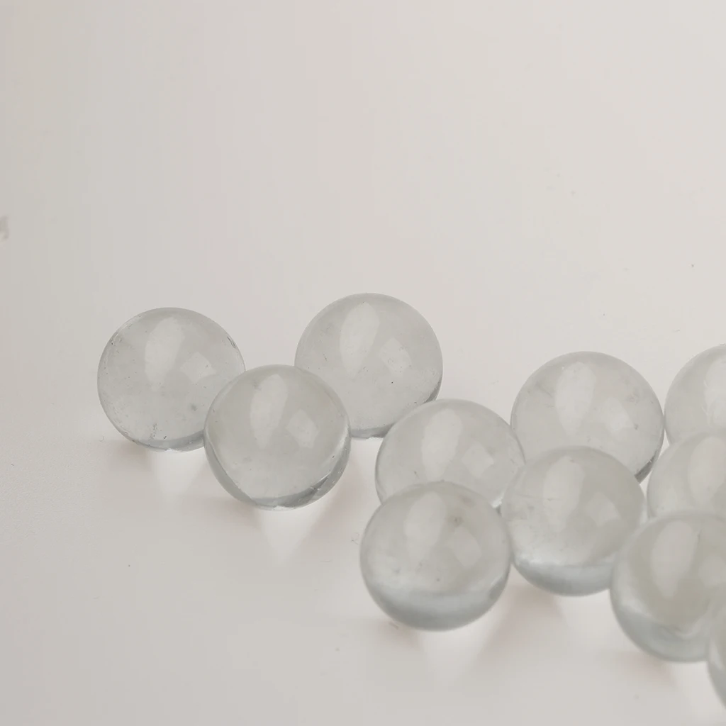 Лабораторные прозрачные стеклянные бусины высокой точности 100 шт. 13 мм