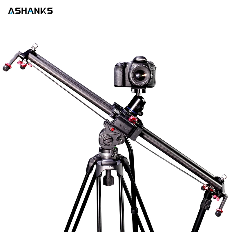 ASHANKS Carbon Camera Slide Follow Focus Pan Моторизованный контроль за электроникой Dolly Slider Track Rail