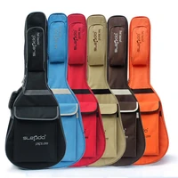 new portable 40 41 music acoustic guitar soft gig bag case backpack cover holder shoulder straps funda child color padded