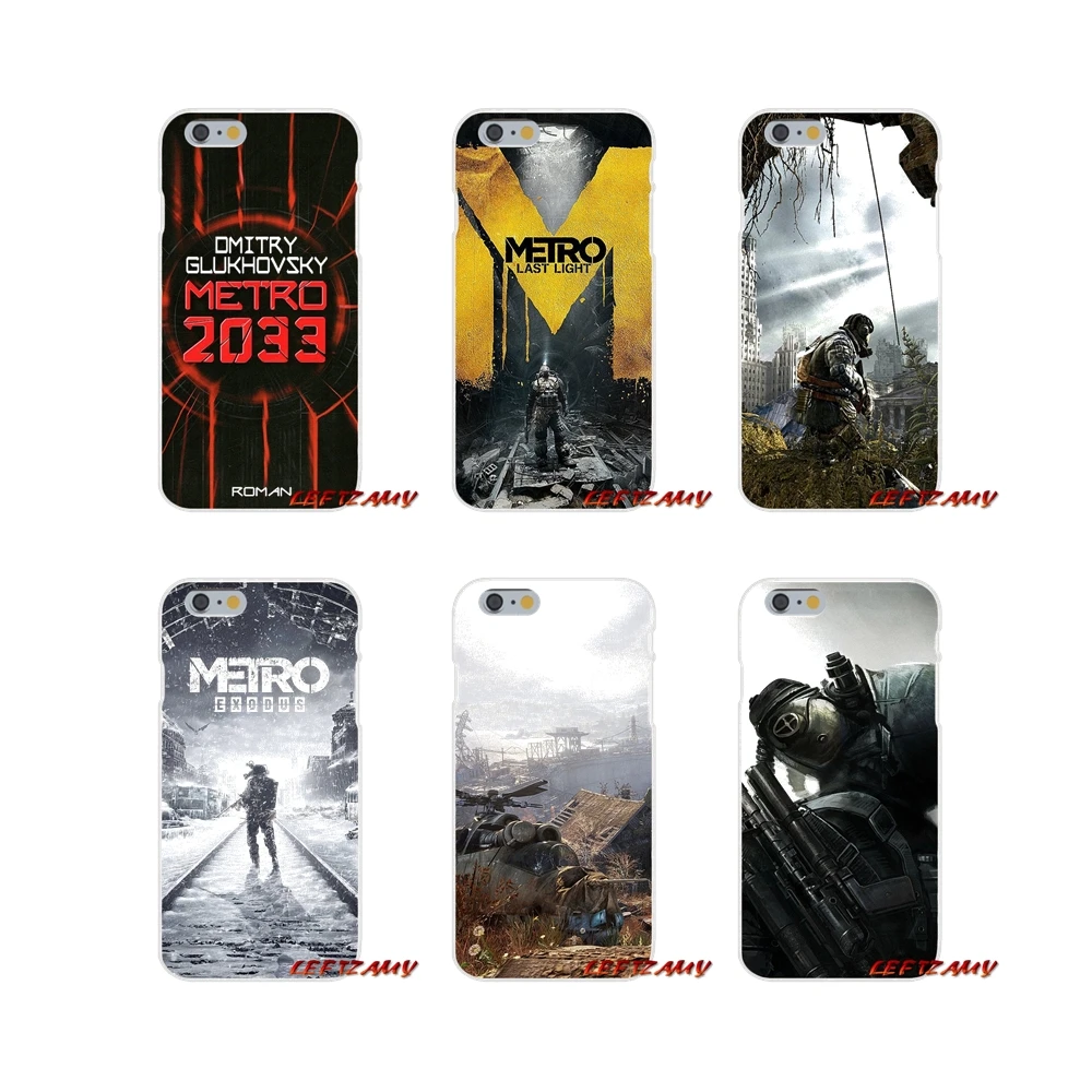 Аксессуары чехлы для телефонов Чехлы Горячая игра Metro 2033 iPhone X 4 4s 5 5S 5C SE 6 S 7 8