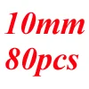 10mm Разноцветные тусклые полированные флуоресцентные круглые переливающиеся неоновые стеклянные бусины 4 6 8 10 мм для DIY ожерелья и браслетов GB055 - Цвет: 10mm