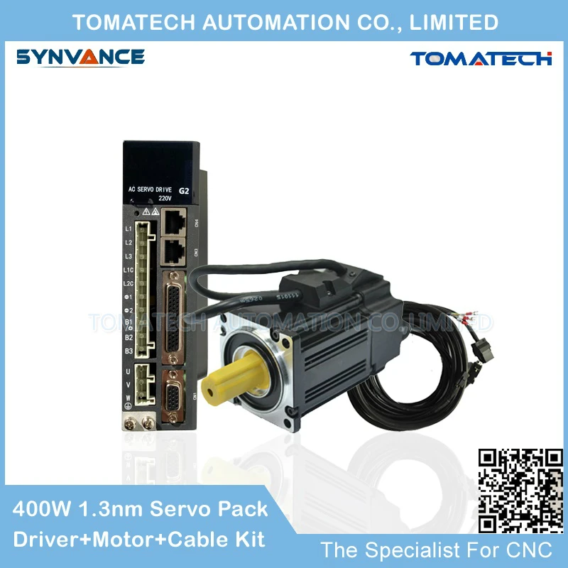 Компактный servo обновления TOMATECH G2 серии Высокое качество servo обновления 400 Вт 3000 об/мин 1.3nm AC Серводвигатель