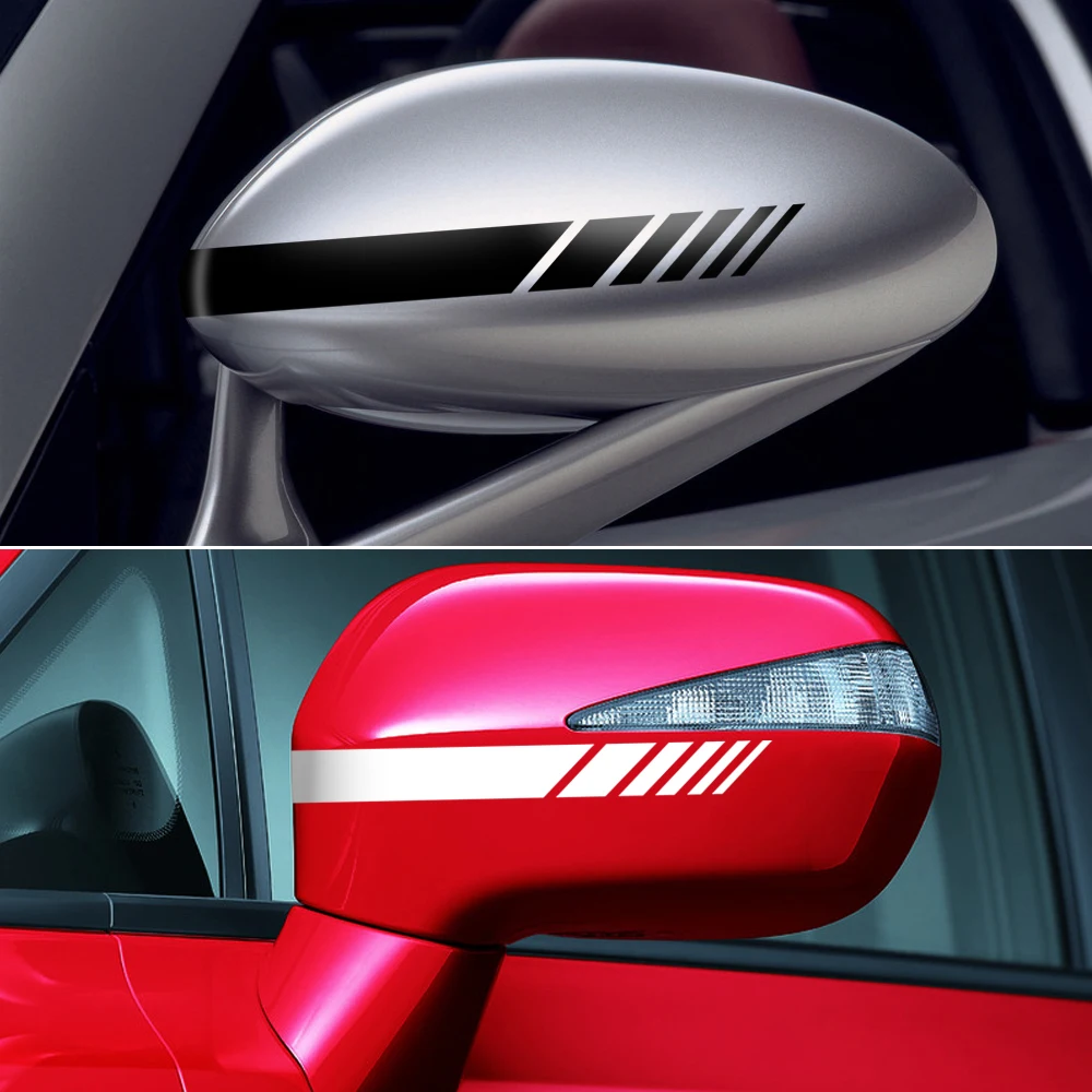 Наклейка для автомобиля зеркало заднего вида боковая наклейка полоса opel astra peugeot