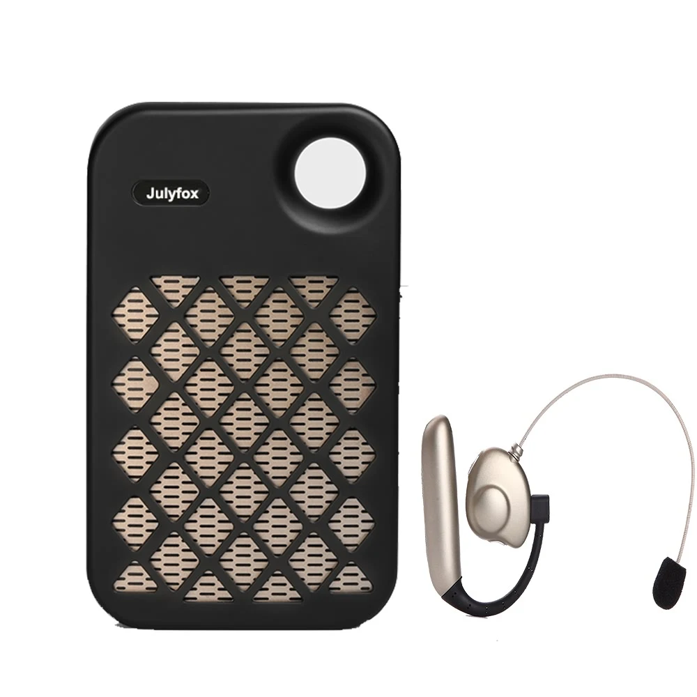 Julyfox Беспроводной голос Усилители домашние bluetooth микрофон гарнитуры 50ft