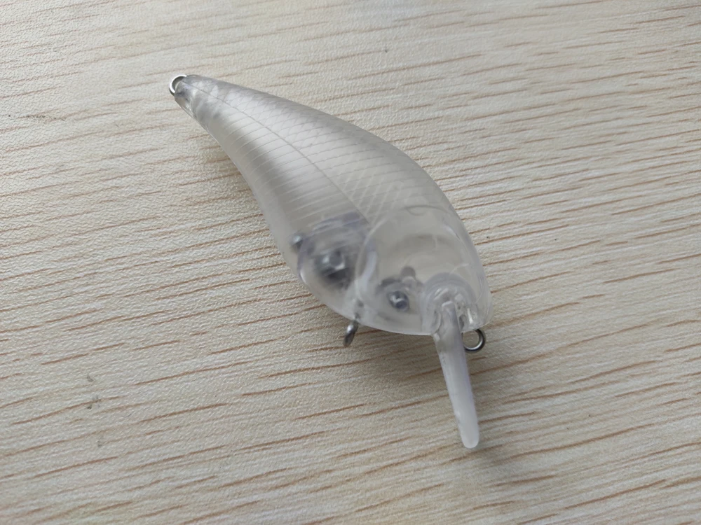 Неокрашенные рыболовные приманки 10 шт. жесткие наживки искусственные 71 мм 7 8 г