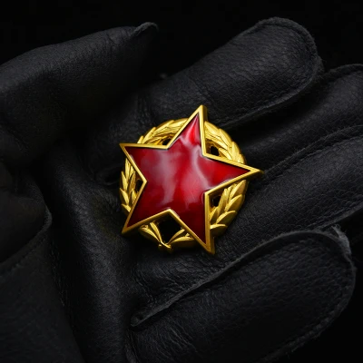 I Вторая мировая война, советские значки, патриотские партизанские красные пятиконечные звезды, медаль, Стингер, лошадь, гвоздь, брошь - Цвет: I