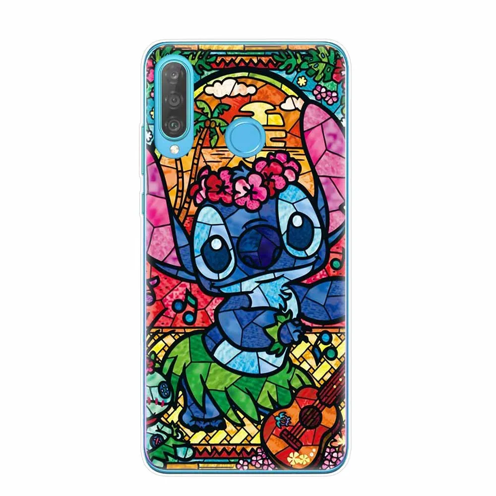 T6048 Чехол с рисунком русалки Минни Ститч для huawei Coque P30 P20 mate 20 Lite Pro P8 P9 P10 Lite Мягкий ТПУ чехол для телефона s - Цвет: T6048