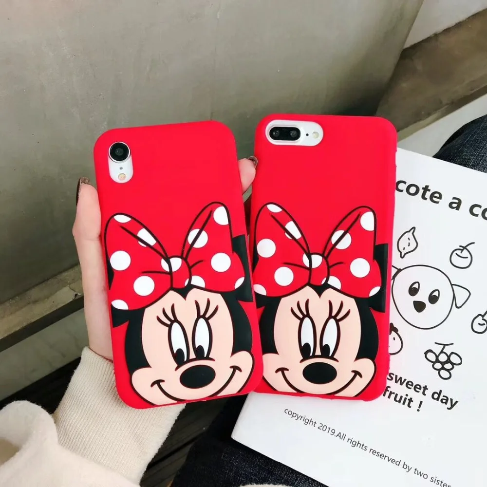 new 3D Cartoon For huawei P20 LITE case cover Smiling Minnie for HUAWEI PRO Phone plus |
