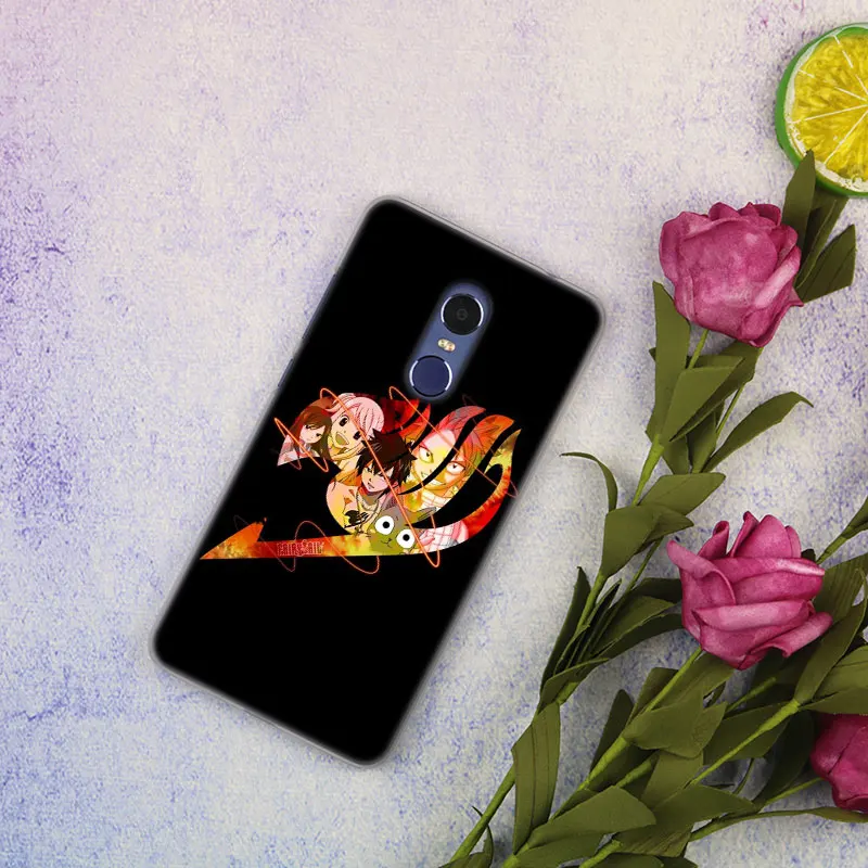 Модный прозрачный чехол MLLSE с аниме сказочным хвостом для Xiaomi Play Rdemi S2 3S 4A 5A 5Plus 6A Pro Note 6 5A 4X4 7