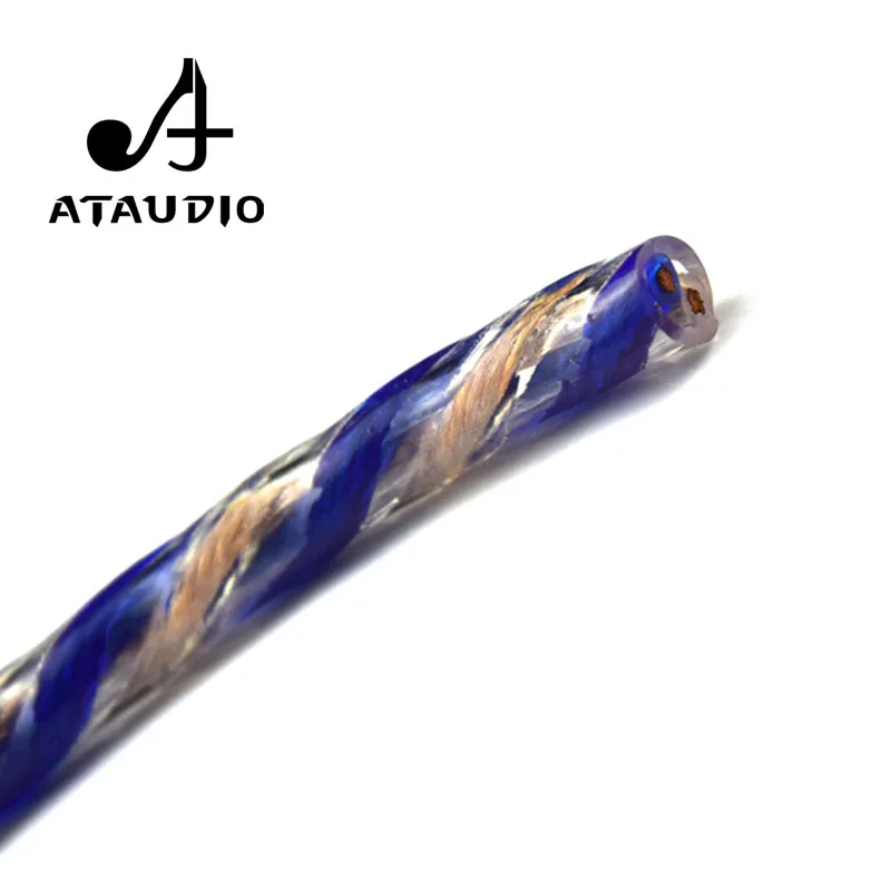 ATAUDIO HIFI динамик кабель высокого качества 6N OFC Чистая медь Hifi провод для Diy|Кабели