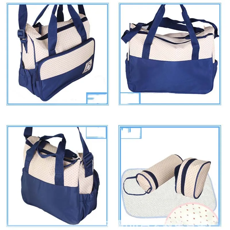 Многофункциональная водонепроницаемая сумка тоут для детских подгузников с