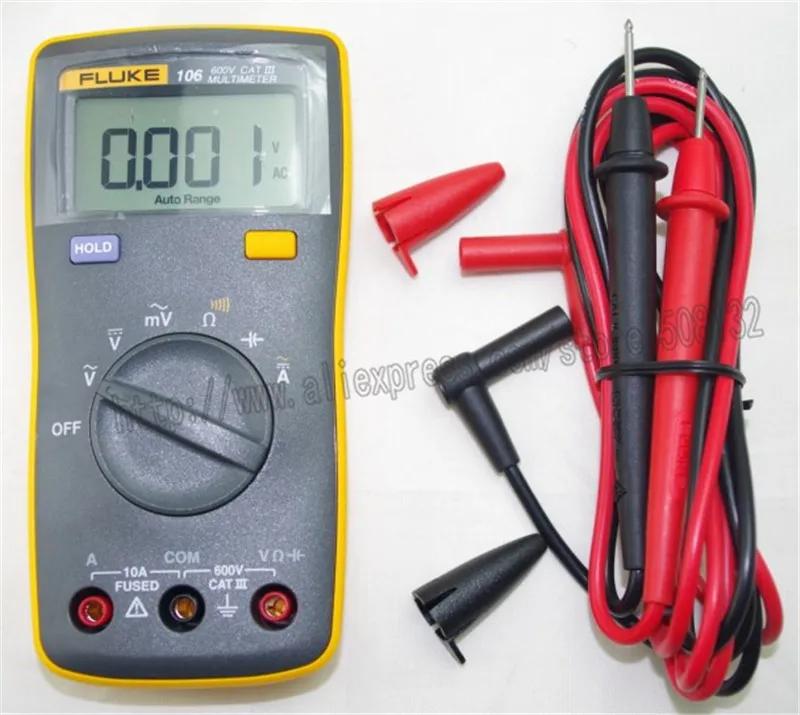 Цифровой мультиметр Fluke 106 размером с ладонь профессиональный в ладони!! Новинка!