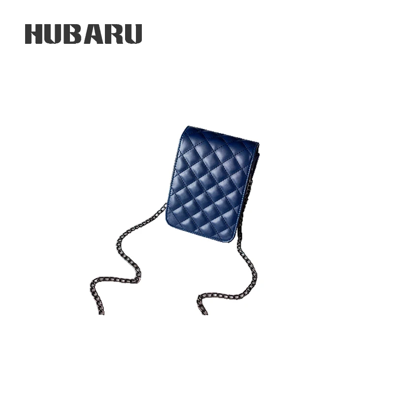 HUBARU Women Small Crossbody Bag Chains Belt Fashion Plaid &amp Badge Design Simple Flap Hasp Female Mini Messenger Girls | Багаж и сумки