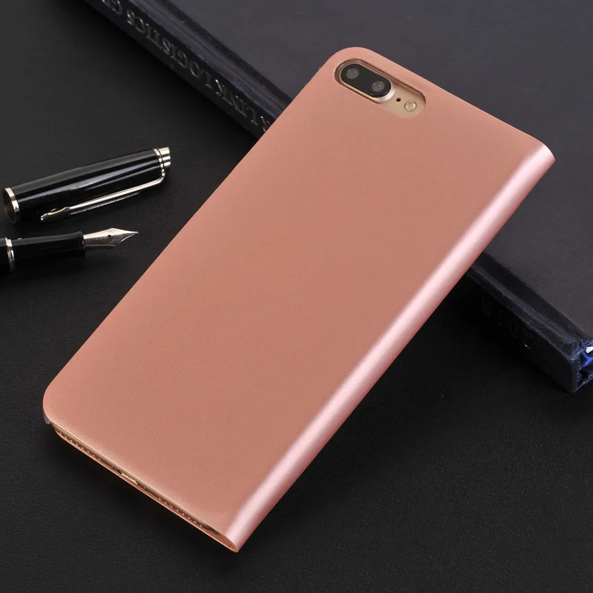 Кожаный чехол-бумажник с откидной крышкой для Apple iPhone 7 Plus 8 iPhone7 plus iPhone8 iohone i-Phone