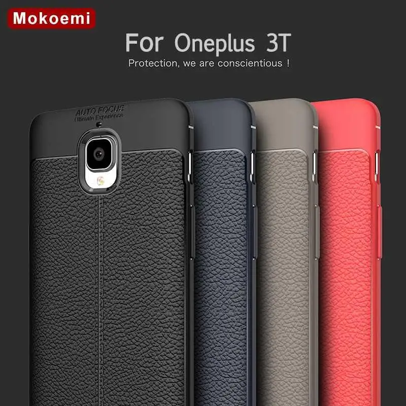 Mokoemi модный противоударный мягкий чехол 5 дюйма с рисунком личи для Oneplus 3T