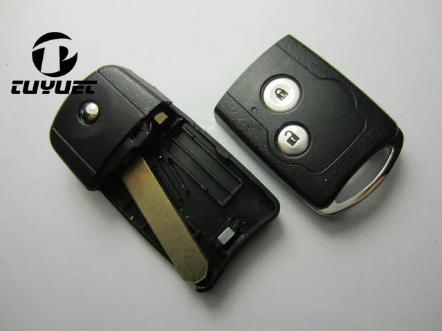 2 кнопки модифицированный дистанционный Флип складной чехол для ключей HONDA Accord