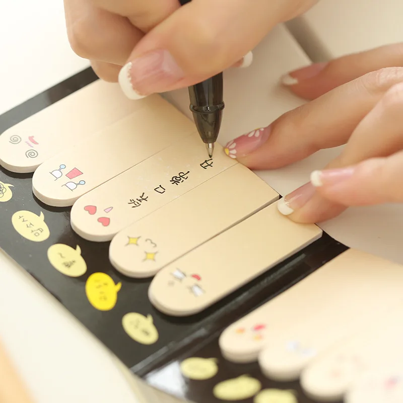 Супер милые блокноты для записей на палец забавная наклейка палец|memo pad|sticky