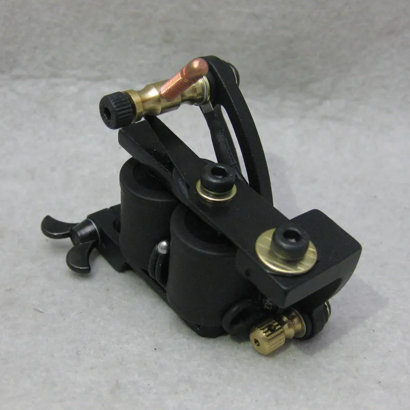 Новая Профессиональная тату машина 10 намоток черный пистолет для начинающих