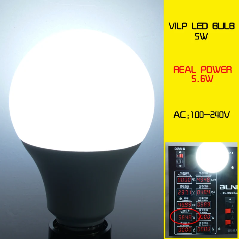 Vilip садовый свет E27 B22 светодиодная лампочка SMD2835 3 Вт 5 7 9 12 15 110 В 220 Для Дома и Офиса
