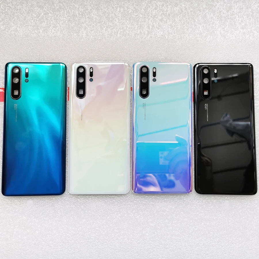 Оригинальная задняя крышка батарейного отсека для huawei P30 Pro p30pro Задняя стеклянная крышка корпуса задняя крышка+ Замена объективов камеры
