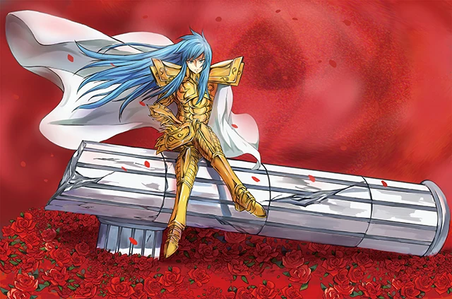 Модели поклонников INSTOCK ST Seiya gold ST 27 см LOST CANVAS Pisces Albafica/Arubafika GK статуя из смолы фигурка для коллекции