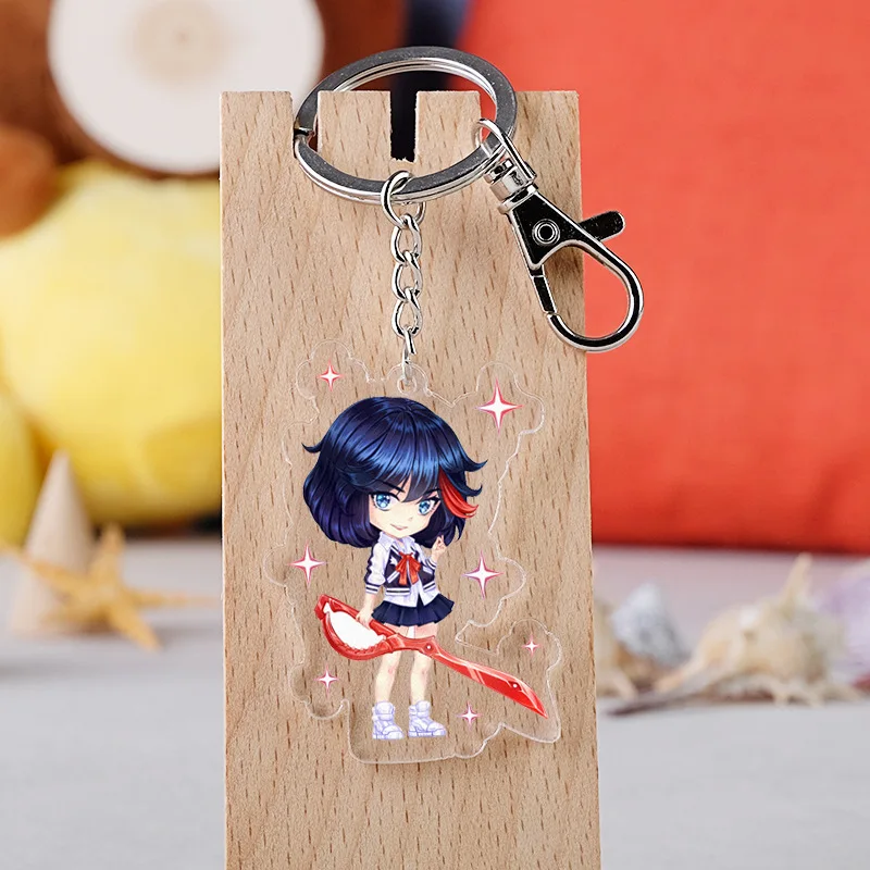 Брелок для ключей японский аниме Kill la мультяшный Кот автомобильный держатель