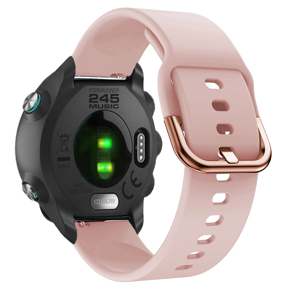 20 мм ремешок для Samsung Galaxy Watch Active/Gear S2/Galaxy 42 Смарт часы сменный Браслет Garmin Forerunner 245